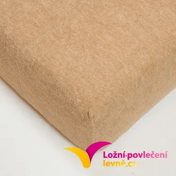Prostěradlo froté prostéradlo béžove frote prosteradlo