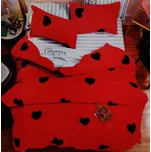 Violet 7-DÍLNÉ POVLEČENÍ happy valentine's day-red