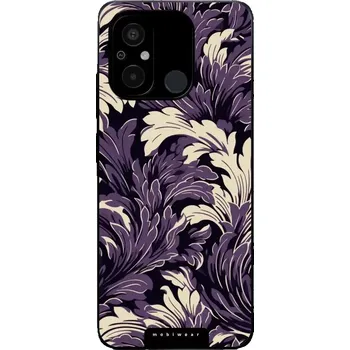 Pouzdro na mobilní telefon Lesklý kryt Mobiwear Glossy - Xiaomi Redmi 12C - GA46G Fialové rostliny (Prémiové lesklé pouzdro, obal, kryt Mobiwear Glossy na mobil Xiaomi Redmi 12C - GA46G Fialové rostliny, materiál Plast + TPU silikon - krytí po všech stranách, neošoupatelný potisk,)
