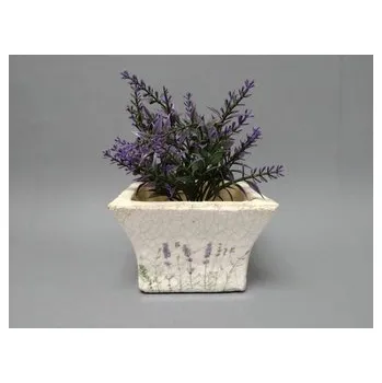 Obal na květináč Obal levandule hranatý malý
