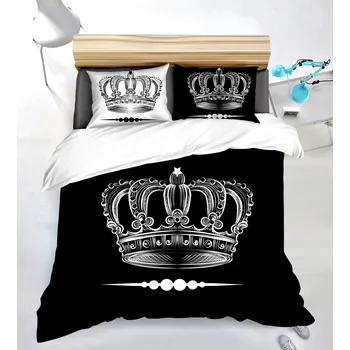 Povlečení Disha Oboustranné 3D povlečení King's crown