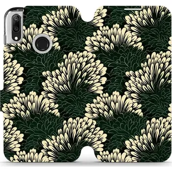 Pouzdro na mobilní telefon Flipové pouzdro Mobiwear - Huawei Y7 2019 - VA45S Travina (Knížkové flip pouzdro, obal, kryt na mobil Huawei Y7 2019 - VA45S Travina, materiál Umělá kůže + TPU - ochrana 360°, stojánek, silikonová vanička, magnetické zavírání)