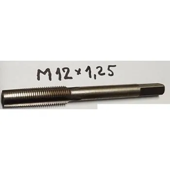 Závitořezný nástroj Maticový závitník - M12x1,25 - HSS, ČSN 223062, Narex (Narex, HSS, ISO1. Celková délka 110 mm, délka řezné části 40 mm, čtyřhran 7x7 mm. Obdobný jako ČSN 223070.)