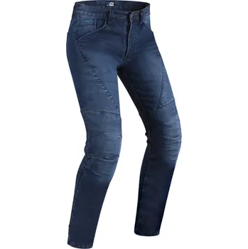 Kalhoty na americký fotbal Pmj promo jeans Pánské moto jeansy PMJ Titanium CE (Barva: modrá, Velikost: 30)