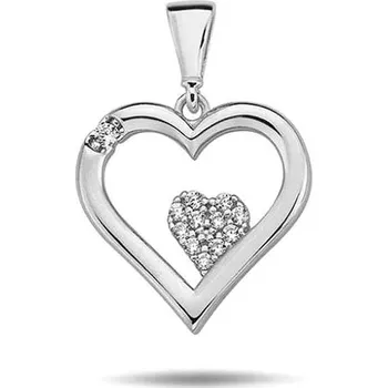 Náramek DIANTE Zlatý přívěsek srdce 59642417 (Au 585/1000, 1,05 g)