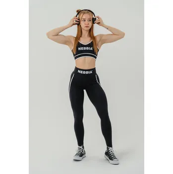 Dámské legíny NEBBIA Tvarující fitness legíny MY RULES černá M