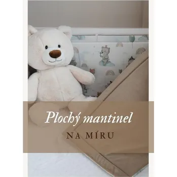 Příslušenství pro dětskou postel a kolébku Plochý mantinel do dětské postýlky na míru | Výběr designu i délky na míru – výběr látky, délky i designu