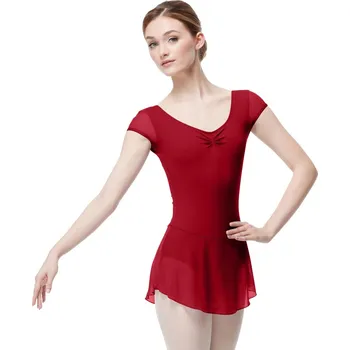 Body Lulli,Trikot se sukýnkou LUB361, tm. červená XS