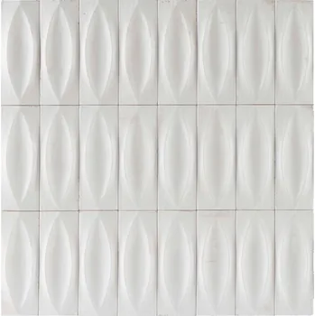 Dlažba RAGNO GLEEZE R8HF 7,5 cm x 20 cm x 1 cm bílá 0,72 m2