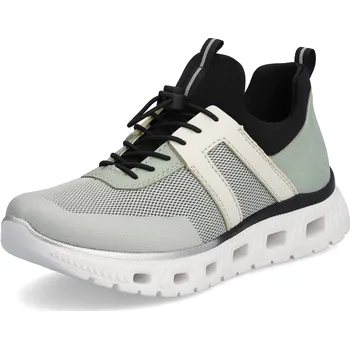 Dámské polobotky DÁMSKÉ POLOBOTKY RIEKER M6061-52 ZELENÁ Barva: Zelená, Velikost: 38