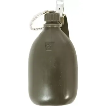 Outdoor vaření Polní láhev orig. Švédská Armáda použitá (Produkt vysoké kvality, originální výstrojní součást Švédské Armády, značeno švédským znakem korunkami.)