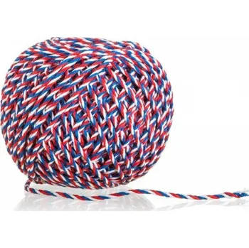 Obalový materiál Juta a.s. Motouz pečetící lněný 40g - trikolóra - rozměr 1,25mm x 60m