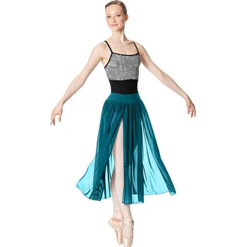 Dámská sukně Lulli,Dělená sukně LUB269, tyrkysová XS.S