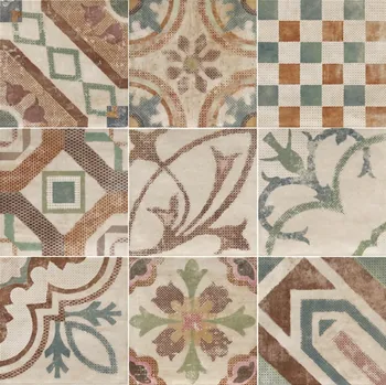 Dlažba MAINZU VERONA PT02441 20 cm x 20 cm x 0,9 cm mix barev 1 m2