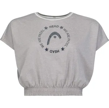 Dámské tričko Dámské tričko Head PADEL CROP TOP WOMEN Barva: Šedá, Velikost: 3XL