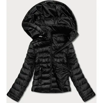 Dámská cargo bunda Černá dámská prošívaná bunda pro přechodné období GU8 J.STYLE, odstíny černé S (36) i392_21513-46