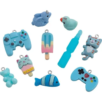 Ozdoba do vlasů Dětské ozdoby 10 ks - modré