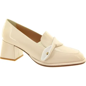 Dámská obuv KELTON Dámské kožené krémové mokasíny AJ4501-SABBIA-245 Velikost 40