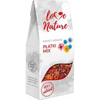 Jedlá dekorace na dort Love Nature Sušené jedlé květy 10 g mix