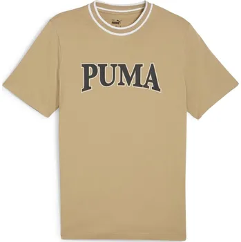 Pánské Tričko s krátkým rukávem PUMA PUMA SQUAD BIG GRAPHIC TEE 67896783 – Hnědá L