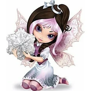 Diamantové malování Diamantové malování - Sněhová víla č. 988