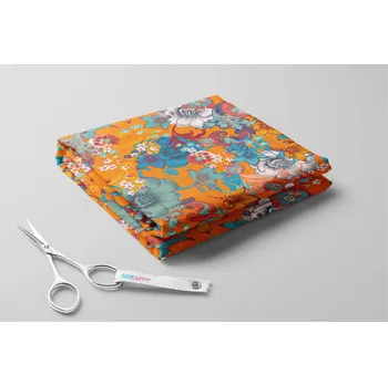 Microfibra, Havajské květy Barva: Oranžová