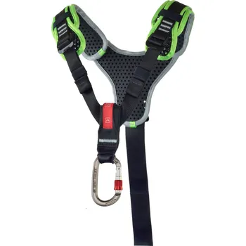 Lezecký doplněk Ocún Thor Top - hrudní postroj bez blokantu černá/zelená, L/XL