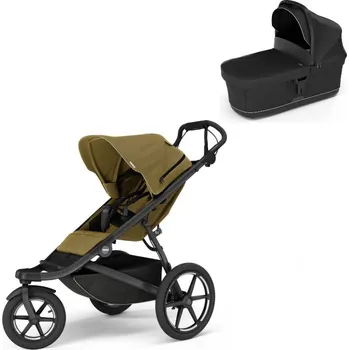Kočárek Thule Urban Glide 3 Nutria green + korbička Black