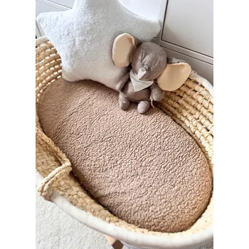 Příslušenství pro přepravu dětí Beránkové prostěradlo do kočárku - béžové