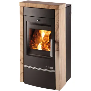 Krbová kamna HAAS + SOHN Rukov Krbová kamna VISBY II s výměníkem černá woodstone + DOPRAVA ZDARMA! (0434517500000)