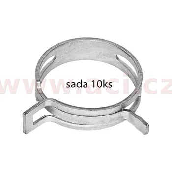 Zahradní hadice pérová spona typ W1, 14-16,7 mm (sada 10 ks)