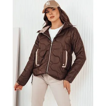 Pánská casual bunda Dstreet Módní dámská bunda v kávové barvě Olmos