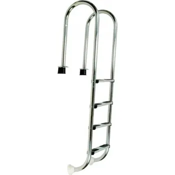 Bazénové schůdky VÁGNER POOL Žebřík nerez Muro (Slim) s pouzdrem 4 stupňový, AISI 316 + DOPRAVA ZDARMA!