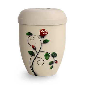 Smuteční dekorace Ekologická urna Classic - Růže II