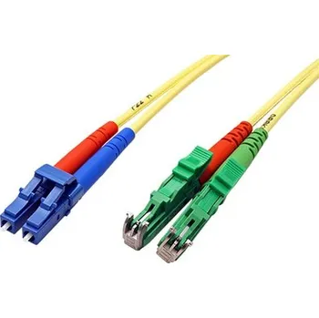 Síťový kabel EFB Optický patchkabel E2000/APC - LC, 9/125 (single mode), 3mm, LSOH, duplex, 25m (O0937.25) - 21.42.9130