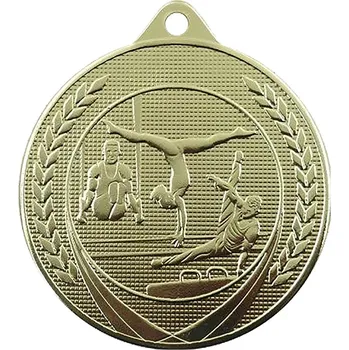 Medaile gymnastika 50 mm Barva: zlatá