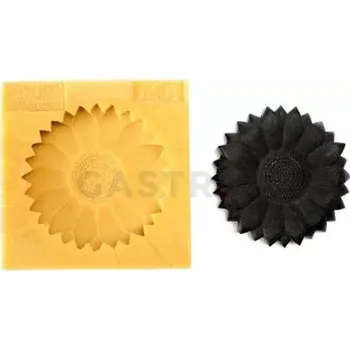 Kuchyňská sůl Silikonová forma na cukrovou hmotu nebo čokoládu ve tvaru slunečnice - 80 mm | SILIKOMART, SugarFlex Gold
