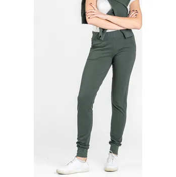 TallGuys Dámské prodloužené tepláky | Khaki Velikost: L, Délka kalhot: LONG