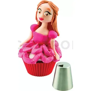 Výroba svíčky Cukrářská špička, trojúhelník, 25 mm, Decor Tube 08 | SILIKOMART, Tubes