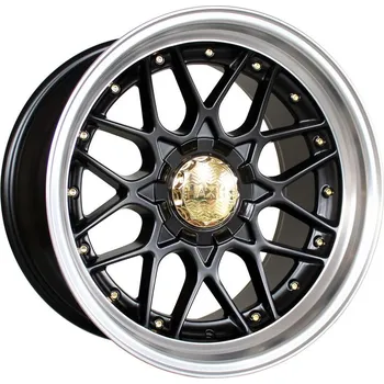 Alu kolo Alu kola Haxer HX025, 18x9 10x120 ET20, černá matná + leštěný límec