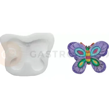 Kuchyňská sůl Silikonová forma na cukorovou hmotu ve tvaru motýla - SLK030, 54x68 mm | SILIKOMART, SugarFlex