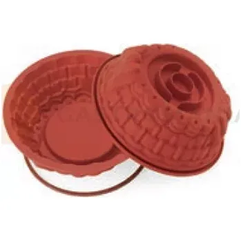 Kuchyňská sůl Silikonová forma na cukrovinky a dorty SFT324 BON TON 22x8,3 cm | SILIKOMART, Uniflex