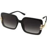 Brýle dámské s perličkami černé barvy M4317-1