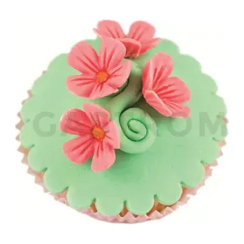 Kuchyňská sůl Oboustranná silikonová forma na cukrovou hmotu ve tvaru malých, jarních květů - SLK813, 30 mm | SILIKOMART, SugarFlex