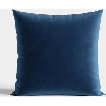 Polštář Polštář VELVI 011 modrá 40x40 cm Mybesthome Varianta: Povlak na polštář s výplní, 40x40 cm