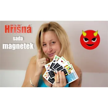 Dekorativní magnet Danča Hájková 3. sada HŘÍŠNÉ MAGNETKY Kdy to jíst?