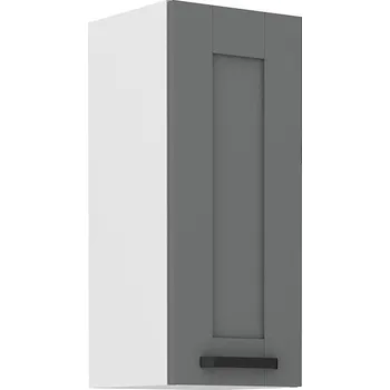 LEMPERT Horní skříňka LUNY 18 (30 / 72 cm) dustgrey / bílá