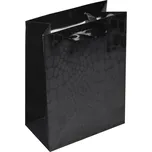 Šperky4U Větší dárková taška černá - KR0516-K