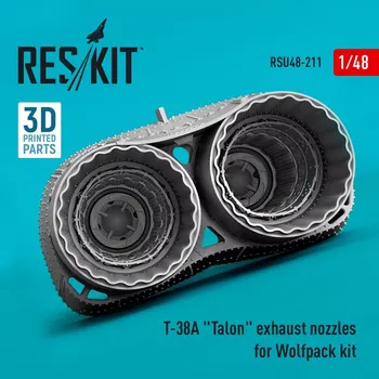 Plastikový model Reskit 1/48 T-38A 'Talon' exh. nozzles (WOLFP.) 3D Print.