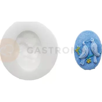 Kuchyňská sůl Silikonová forma na cukrovou hmotu ve tvaru páru zamilovaných ptačků - SLK322, 22x16 mm | SILIKOMART, SugarFlex